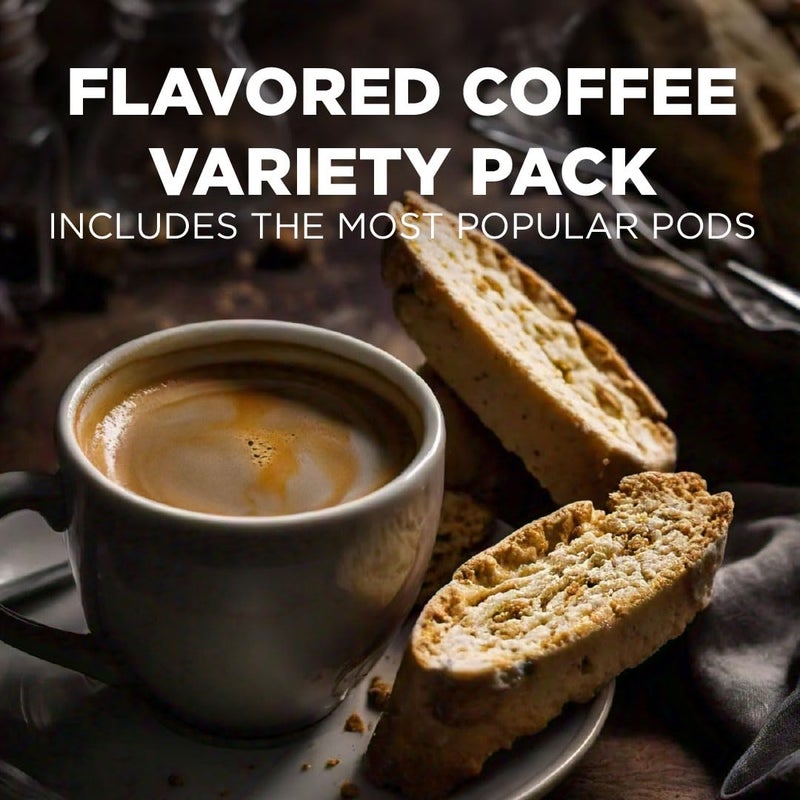 Maud's Flavored Coffee Pods Variety Pack, 40 ct, 9 Assorted Flavors, Medium Roast Flavored Coffee in Recyclable Single Serve Pods – 100% Arabica Coffee, Compatible with Keurig K Cups Maker - Image 2